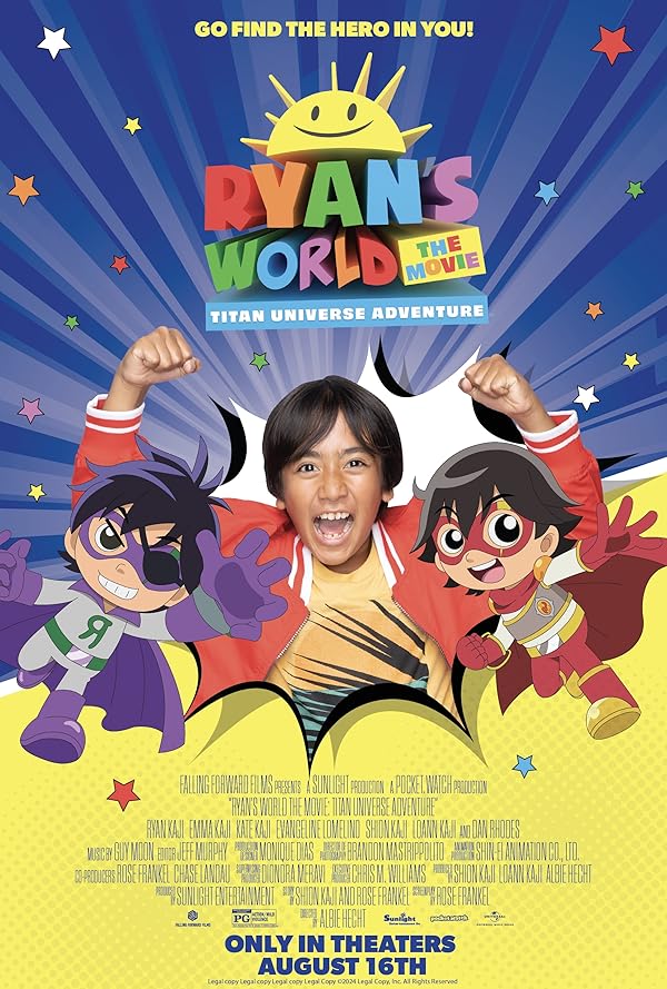 انیمیشن دنیای رایان: ماجراجویی در جهان تایتان Ryan’s World the Movie: Titan Universe Adventure